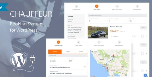 Plugin Chauffeur Booking System for WordPress