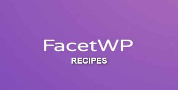 Plugin FacetWp Recipes - WordPress