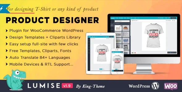 Plugin Lumise - WordPress