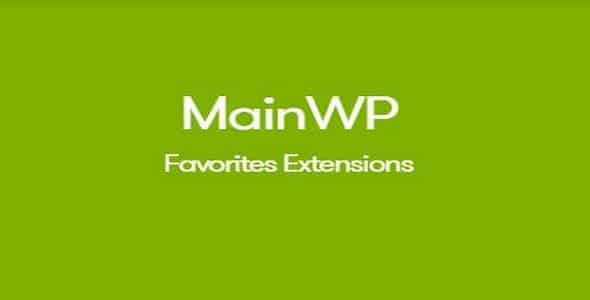 Plugin MainWp Favorites - WordPress