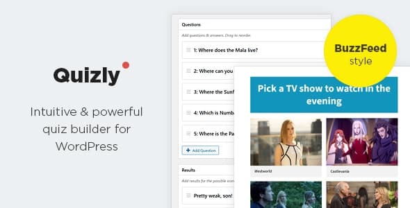 Plugin Quizly - WordPress