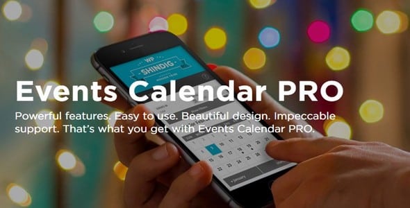 Plugin The Events Calendar Pro - WordPress