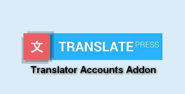 Plugin TranslatePress Translator Accounts Addon - WordPress