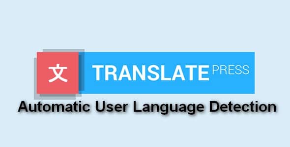 Plugin Translatepress Automatic User Language Detection - WordPress