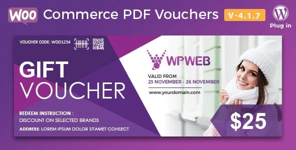 Plugin WooCommerce Pdf Vouchers - WordPress