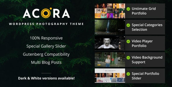 Tema Acora - Template WordPress