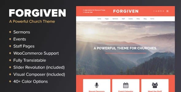 Tema Forgiven - Template WordPress