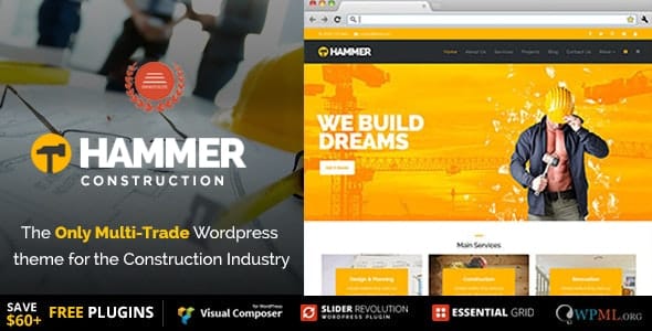 Tema Hammer UnTheme - Template WordPress