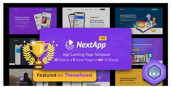 Tema NextApp - Template WordPress
