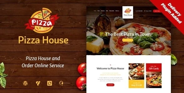Tema Pizza House - Template WordPress