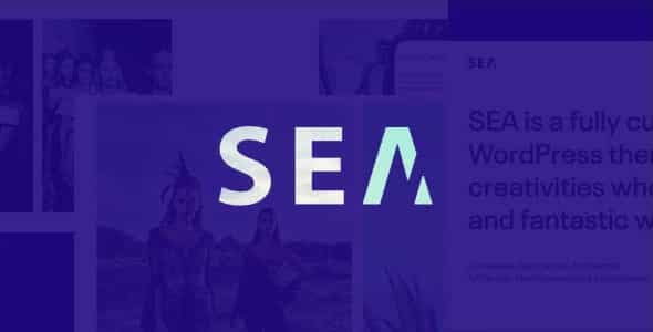 Tema Portfolio Sea - Template WordPress