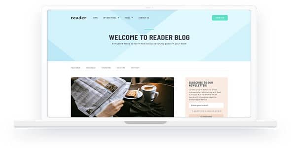 Tema Reader - Template WordPress