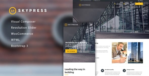 Tema Skypress - Template WordPress