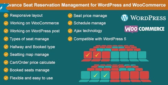 Plugin Advance Seat Reservation Management for WooCommerce - WordPress