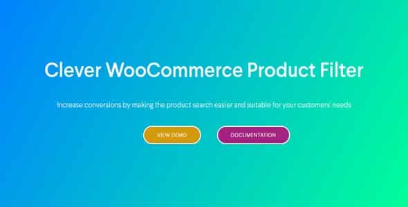 Plugin Clever WooCommerce Product Filter - WordPress