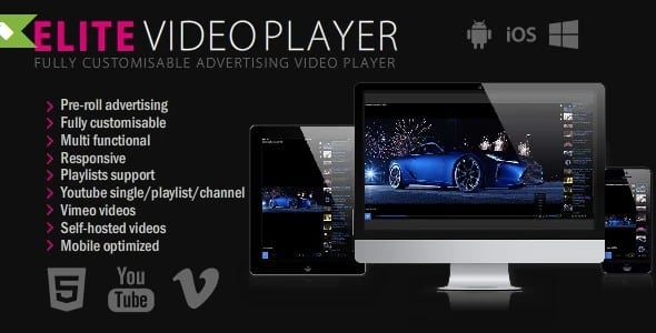 Plugin Elite Video Player - WordPress