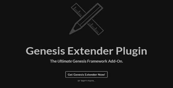 Plugin Genesis Extender - WordPress