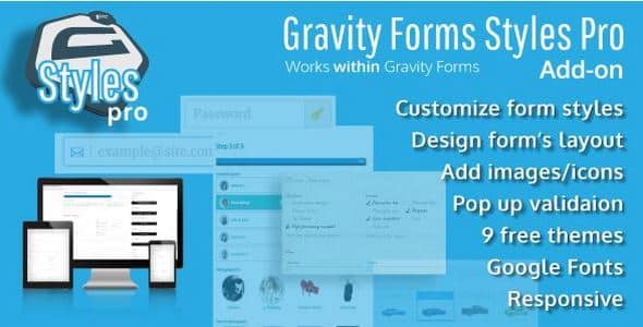 Plugin Gravity Forms Styles Pro Add-on - WordPress