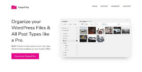 Plugin Happy Files Pro - WordPress