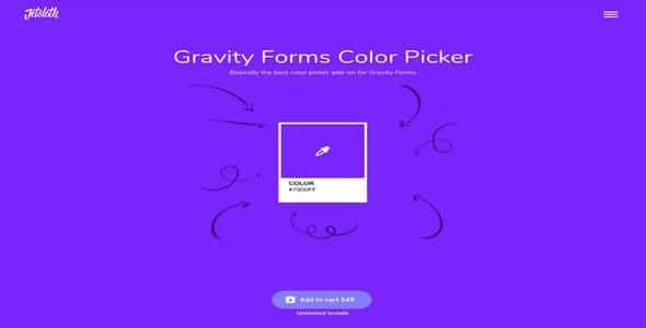 Plugin JetSloth Gravity Forms Color Picker - WordPress