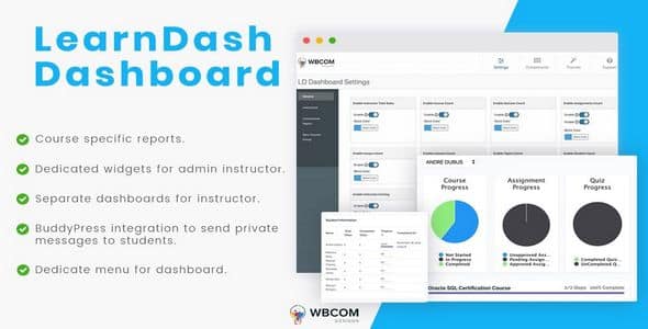 Plugin LearnDash Dashboard - WordPress