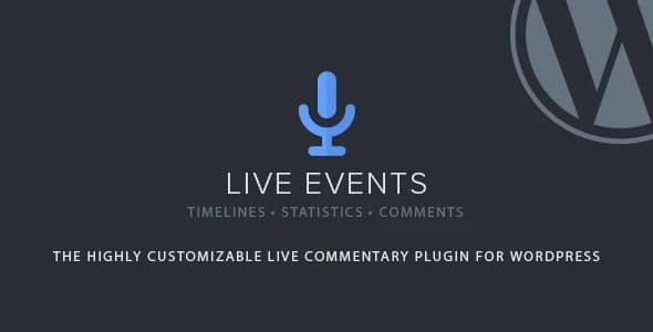 Plugin Live Events - WordPress