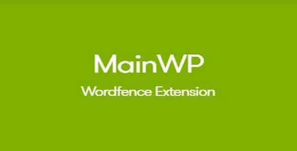 Plugin MainWp WordFence Extension - WordPress