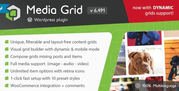 Plugin Media Grid - WordPress