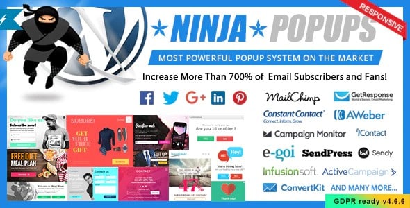 Plugin Ninja Popups - WordPress