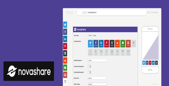 Plugin Novashare - WordPress