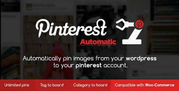 Plugin Pinterest Automatic Pin - WordPress