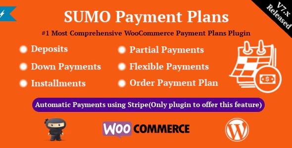 Plugin Sumo WooCommerce Payment Plans - WordPress