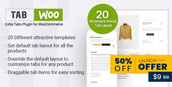 Plugin Tabwoo - WordPress