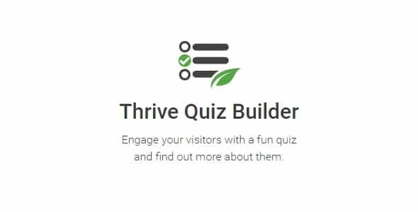 Plugin Thrive Themes Quiz Builder - WordPress
