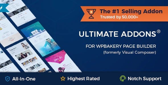 Plugin Ultimate Addons for WpBakery Page Builder - WordPress