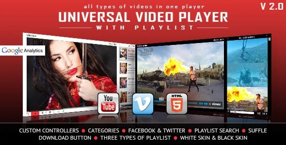 Plugin Universal Video Player - WordPress