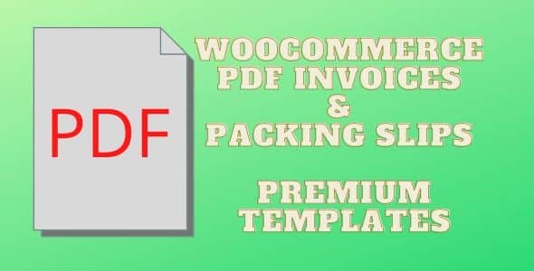 Plugin WooCommerce Pdf Invoices Packing Slips Premium Templates - WordPress