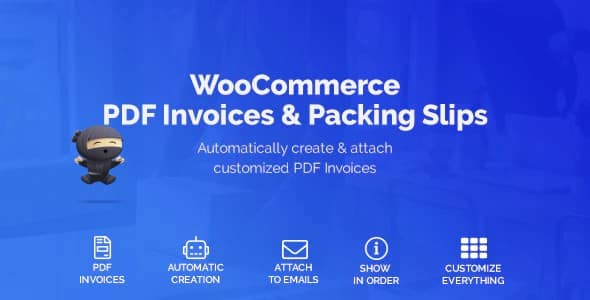 Plugin WooCommerce Pdf Invoices Packing Slips Welaunch - WordPress