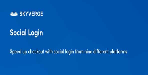 Plugin WooCommerce Social Login SkyVerge - WordPress