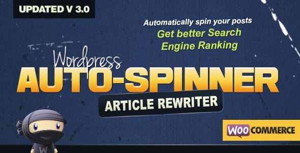Plugin Wordpress Auto Spinner - WordPress