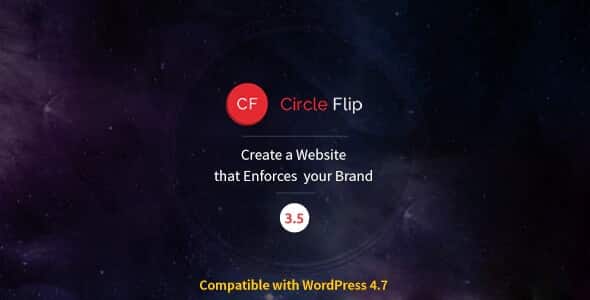 Tema Circle Flip - Template WordPress