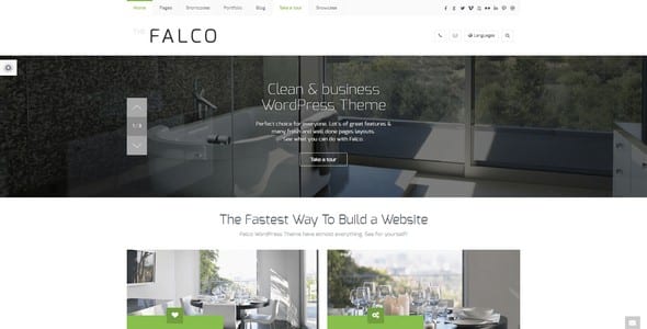 Tema Falco - Template WordPress