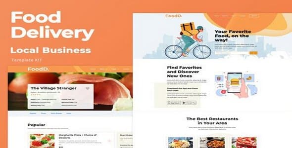 Tema Food Delivery - Template Wordpress