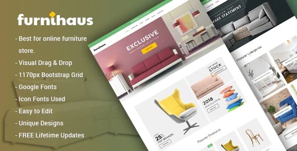 Tema Furnihaus - Template WordPress