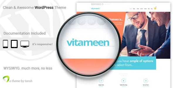 Tema Vitameen - Template WordPress