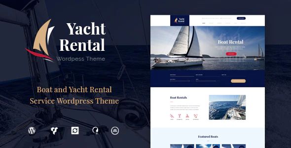 Tema Yacht Rental - Template WordPress