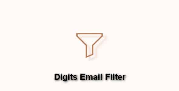 Plugin Digits Email Filter - WordPress
