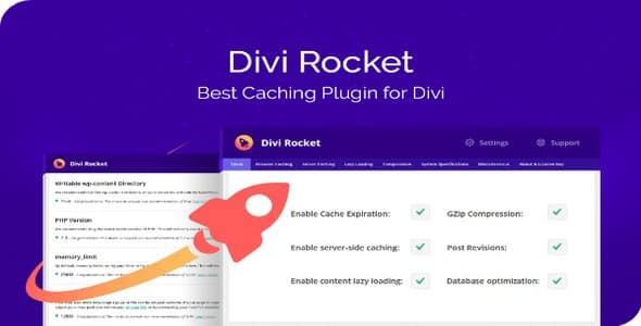 Plugin Divi Rocket - WordPress