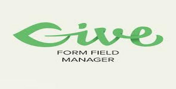 Plugin Give Form Field Manager - WordPress