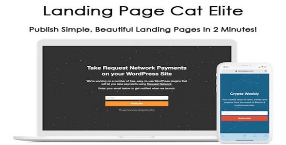 Plugin Landing Page Cat Elite - WordPress